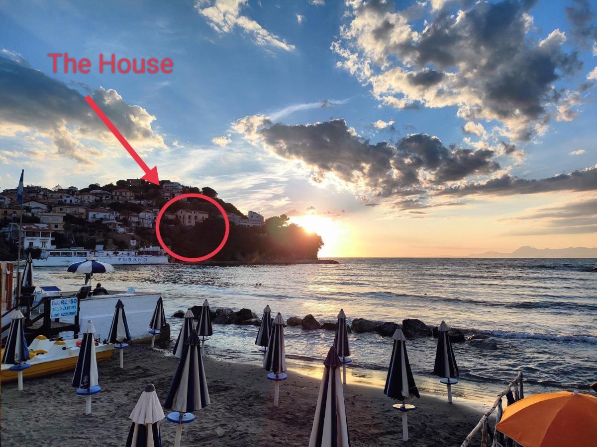 Panoramic Apartments In Villa In Center "The Beach And The Cliff" 1 Agropoli Εξωτερικό φωτογραφία